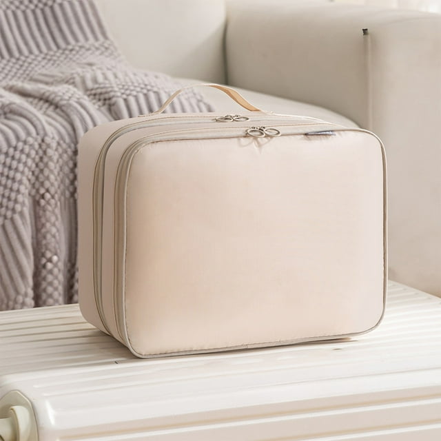 Bolsa organizadora de zapatos colgante de viaje con 3 compartimentos | Organizador portátil resistente al agua para equipaje y armario