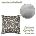 thumbnail image 4 of Majestic Home Goods Indoor Mocha Fusion Extra Large Decorative Throw Pillow 24 in L x 10 in W x 24 in H, 4 of 4