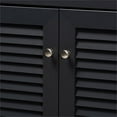 thumbnail image 5 of Bowery Hill Contemporary Wood 11-Shelf and Drawer Shoe Cabinet in Dark Gray, 5 of 10