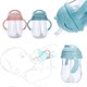 thumbnail image 2 of Alimentación de silicona para niños pequeños, tazas de bebida para bebés recién nacidos, botellas de agua para niños, taza para beber con pajita, bebedero Infantil, 2 of 5