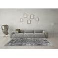 thumbnail image 3 of Ahgly Company Indoor Round Oriental Gray Modern Area Rugs, 8' Round, 3 of 4
