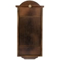 thumbnail image 4 of Bedford Clock Collection George 22 inch Chestnut Brown Wood Chiming Vintage Pendulum Wall Clock, 4 of 5