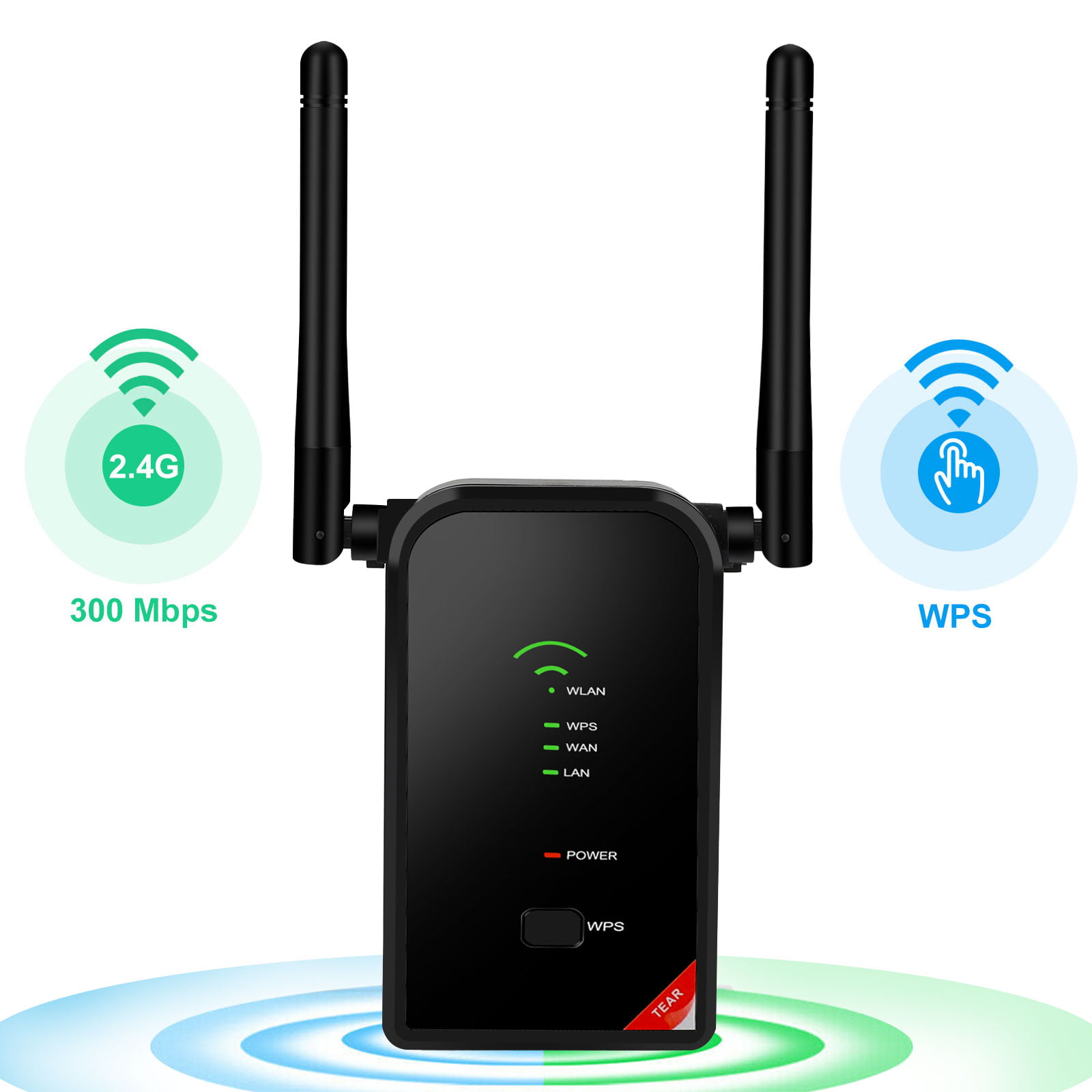 300 Mpbs WiFi Repeater Signal Coverage Amplifier Wireless Network Range Extender 