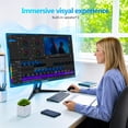 thumbnail image 7 of Gawfolk 32 Inch 4K UHD 1500R Curved Computer Monitor, 60Hz 100% sRGB Eye Care Screen for Home Office, 7 of 7