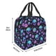 thumbnail image 3 of Easygdp purple Skull flower Bolsa Térmica Premium - Tela Oxford Impermeable, Gran Capacidad, Bolsillo Frontal, Unisex para Trabajo, Escuela, Actividades al Aire Libre y Picnics, 3 of 8