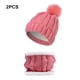 thumbnail image 4 of Minnieouse Gorros de invierno para mujer, gorros decorativos a la moda, gorro grueso, bufanda, conjunto de punto, cuello de estilo de piezas Type7 NO7, 4 of 6