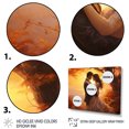 thumbnail image 3 of Designart "love Couple Landscape Luminous Embrace I" Romantic Landscape Floater Framed Wall Art Print, 3 of 7