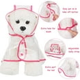 thumbnail image 3 of Manunclaims Pet Raincoat, Dog Raincoat Waterproof Coats for Dogs Lightweight Rain Jacket Breathable Rain Poncho Hooded Rainwear with Safety Reflective Color Cloth, 3 of 8
