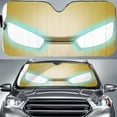 thumbnail image 3 of Custom Iron Men Car Auto Sunshades Windshield Heat Protection Sun Shades Univeral Fit Cars Suv Truck, 3 of 7