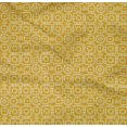 thumbnail image 4 of oneOone Cotton Poplin Twill Gamboge Yellow Fabric Geometric Bandhani Sewing Fabric By The Yard Printed Diy Clothing Sewing Supplies 56 Inch Wide, 4 of 4