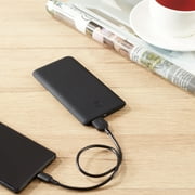 onn WIABLK100024310 5000 mAh Portable Power Pack with 30mm USB-a to Micro USB cable