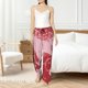 thumbnail image 4 of Fotbe Striped Meat Pantalones de Pijama para Mujer, Pantalones de Dormir, Pantalones Pj con Cordón y Bolsillos-Small, 4 of 6