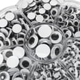 thumbnail image 3 of 730PCS/Set Self Adhesive Sticky Wiggle Googly Eyelash Eyes Assorted Size Kids Clothes Scrapbooking Puppets, 3 of 5
