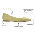 thumbnail image 3 of Journee Collection Womens Mikki Ballet Pointed Toe Slip On Flats, 3 of 6