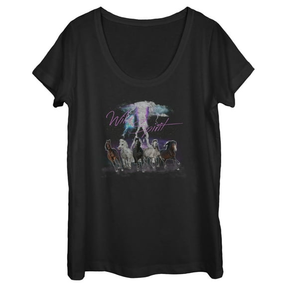 Women's Lost Gods Wild Spirit  Scoop Neck Black Small