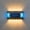 B, variant on QuanTara Solar Outdoor Wall Lights, Waterproof Motion Sensor Lights for Garden, Ambient Lighting for Villa Exterior, IP65 LED Channel Lights, 7.40x3.54in, 0.39lb, Black