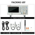 thumbnail image 3 of UNI-T 2- Digital Oscilloscope with 7-inch LCD Display with 100MHz Bandwidth 2 Channels 500MS/S Real Time Sample Rate 64kpts Depth Storage Plug, 3 of 7