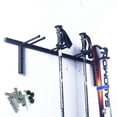 thumbnail image 5 of Ski Rack Snowboard Rack Wall Mount Pole Rack for Garage Storage, Black, 5 of 5