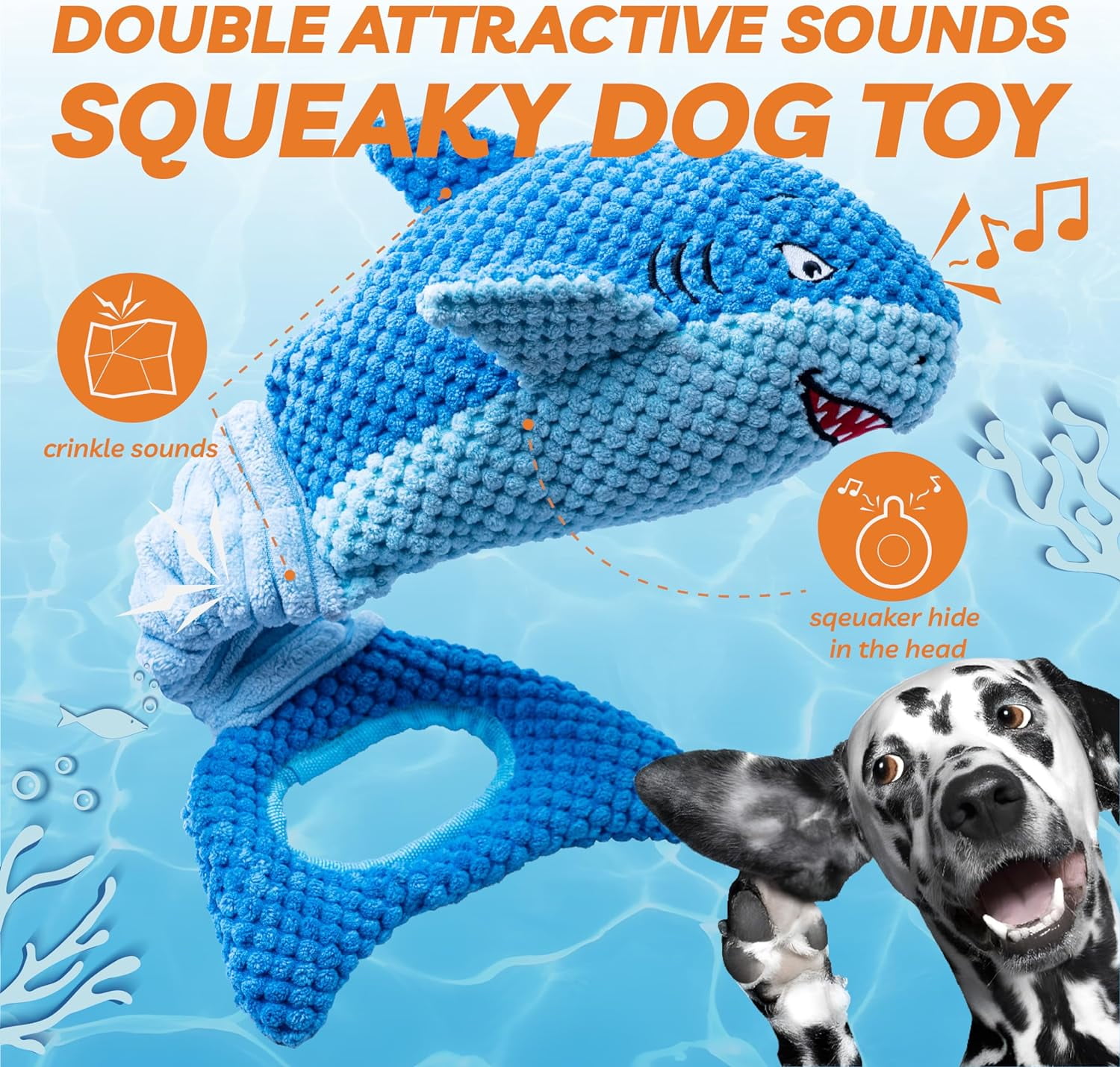Aerqvix Durable Dog Toys for Small Large Dogs, Dog Chew Toy for Not Aggressive Chewers, Tough Squeaky Interactive Dogs Toys for Puppies Plush Puppy Toys Goose Pet Toy Puppy Chew Toys for Teething