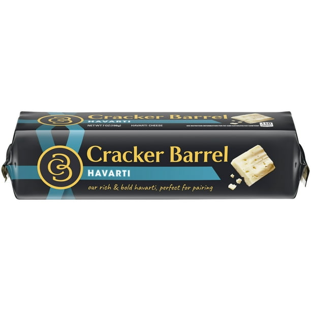 Cracker Barrel Havarti Cheese, 7 oz Block
