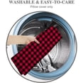 thumbnail image 2 of Buffalo Check Plaid Body Pillow Cover Farmhouse Rustic Patch Woodland Checkered Plaids Red and Black Long Pillow Case Protector with Zipper Rectangle Soft Pillow Cases Covers for Bedroom 20"x54", 2 of 6