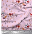 thumbnail image 1 of Soimoi Cotton Duck Fabric Feather,Branch & Bird Kids Printed Craft Fabric by The Yard 56 Inch Wide, 1 of 1