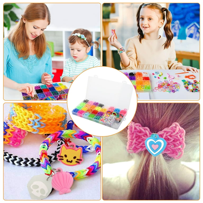 TSV 2069 Pcs Rainbow Loom Bands Kit, Rubber Band Bracelet TSV 2069 Pcs Rainbow Loom Bands Kit, Rubber Band Bracelet