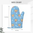 thumbnail image 2 of A Pair Of Heat Insulation And Anti-Perm Gloves 7×11in Thick Anti-Perm Palm With Silicone Piece Lanyard Design Is Easy To Hang Animal Dog Cartoon Pattern With Bones, 2 of 8