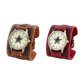 thumbnail image 1 of Reloj de pulsera con correa ancha, estilo punk, esfera grande, brazaletes de regalo, pulsera de hip hop, reloj de pulsera para , cumpleaños, negocios Rojo Marrón Suave Fernando reloj de pulsera, 1 of 8