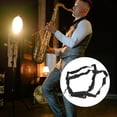 thumbnail image 1 of WEUVEB Saxophone Harness Nylon Black 1Set with Fixing Effect for Saxophone, 1 of 3