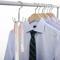 thumbnail image 2 of Closet Belt Hanger Belt Holder Scarf Tie Rack Simple Elegant Reusable Metal, 2 of 8