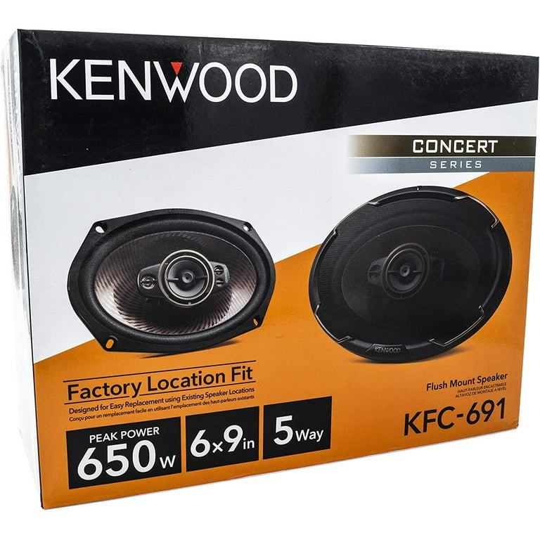 Kenwood KFC-691 Concert Series Car Speakers (Pair) - 6