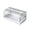 White, variant on Rectangular Plastic Tissue Box Cover Holder, Stylish Organizer for Facial Tissues for Bathroom Kitchen Living Room Desk Vanity Countertop Home Decor, for Modern Home Decoration, 7*5*3in, White