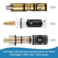 thumbnail image 5 of Cartridge Puller for Moen tub/shower Posi-Temp Pressure Balanced Shower Cartridges 1200,1222 & 1225 series, Cartridge removal tool for Moen, 5 of 6
