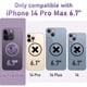 thumbnail image 2 of Funda OKP para iPhone 14 Pro Max 6.7" Floral Morada Set 3 en 1, 2 of 9