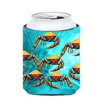 Carolines Treasures Crab Lotta Crabs Can or Bottle Beverage Insulator Hugger Can Hugger multicolor