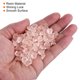thumbnail image 5 of Uxcell 300 Paquete Rocas Brillantes 8-10mm Piedras Luminosas Decorativas en la Oscuridad Decoración DIY Luz Rosa Claro, 5 of 7