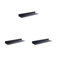 thumbnail image 4 of Estante de Metal montado en la pared Cateissary negro ahorro de espacio, 4 of 6