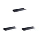 thumbnail image 5 of Bearachild Estante de pared de Metal repisa negro cocina baño ahorro de espacio estante espejo ducha esquina fuerte rodamiento organizador 40cm Type1 NO1, 5 of 6