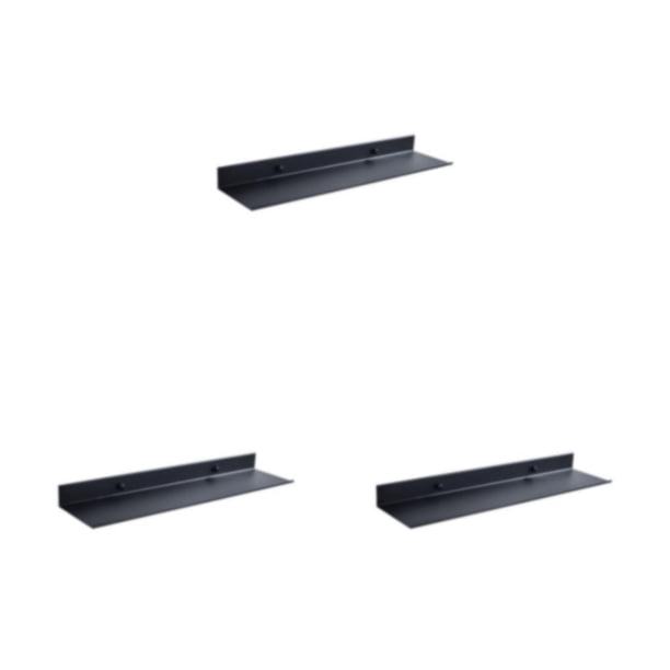 Injueey Estante de pared de Metal repisa cocina baño estante espejo ducha esquina fuerte cojinete organizador gabinete accesorios 40cm Type1 NO1