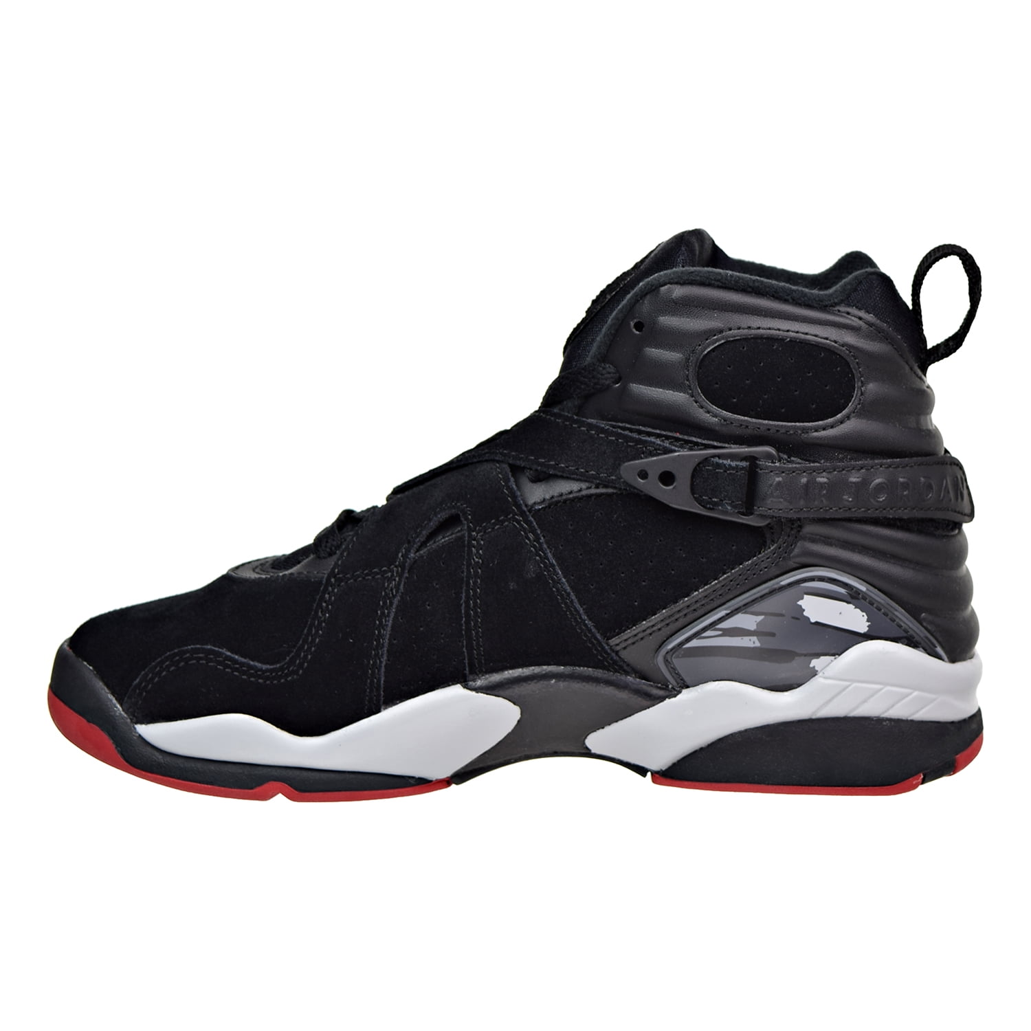jordan 8 black gym red