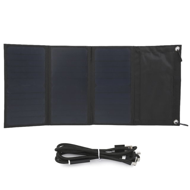 Suministros de carga de salida USB dual plegable de celda de panel solar monocristalino de 21 W para exteriores