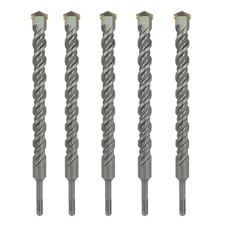 

Max-Craft SDS-Plus Rotary Hammer Drill Bit Set Drill Concrete Stone 5Pcs 9/16 x 8