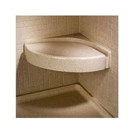 Swan CS-1616-010 Composite Wall Mounted Shower Seat, Available in Various Colors