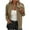 Khaki, variant on MaFYtyTPR Casual Jacket for Women Ladies Leisure Long Sleeve Lapel Jacquard Fashion Zipper Jackets Coat Army Green L
