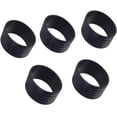 thumbnail image 1 of Zhuge 5Pcs Tennis Racket Handle Rubber Ring Stretchy Tennis Racquet Band Overgrips, Yellow/Red/Bllue/Pink/Black, 1 of 5