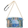 thumbnail image 2 of FORMRS Women Crossbody Purse with Chain Strap Vegan Leather Shoulder Handbag, Sea Window, 2 of 7