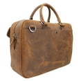 thumbnail image 2 of Vagarant Traveler Cowhide Leather Duffle Gym Travel Tote L27.CB, 2 of 3