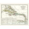 thumbnail image 2 of Mitchell 24x20 Black Ornate Wood Framed with Double Matting Museum Art Print Titled - West Indies - Mitchell 1869, 2 of 4
