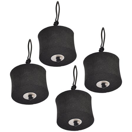 BIBABLYKE 4Pcs Kayak Scupper Plugs Set High Elasticity Kayak Scupper Plugs Drain Hole Stopper Bung with Lanyard, Kayak Accessories